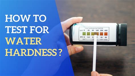 hardness test method for water|how to check water hardness.